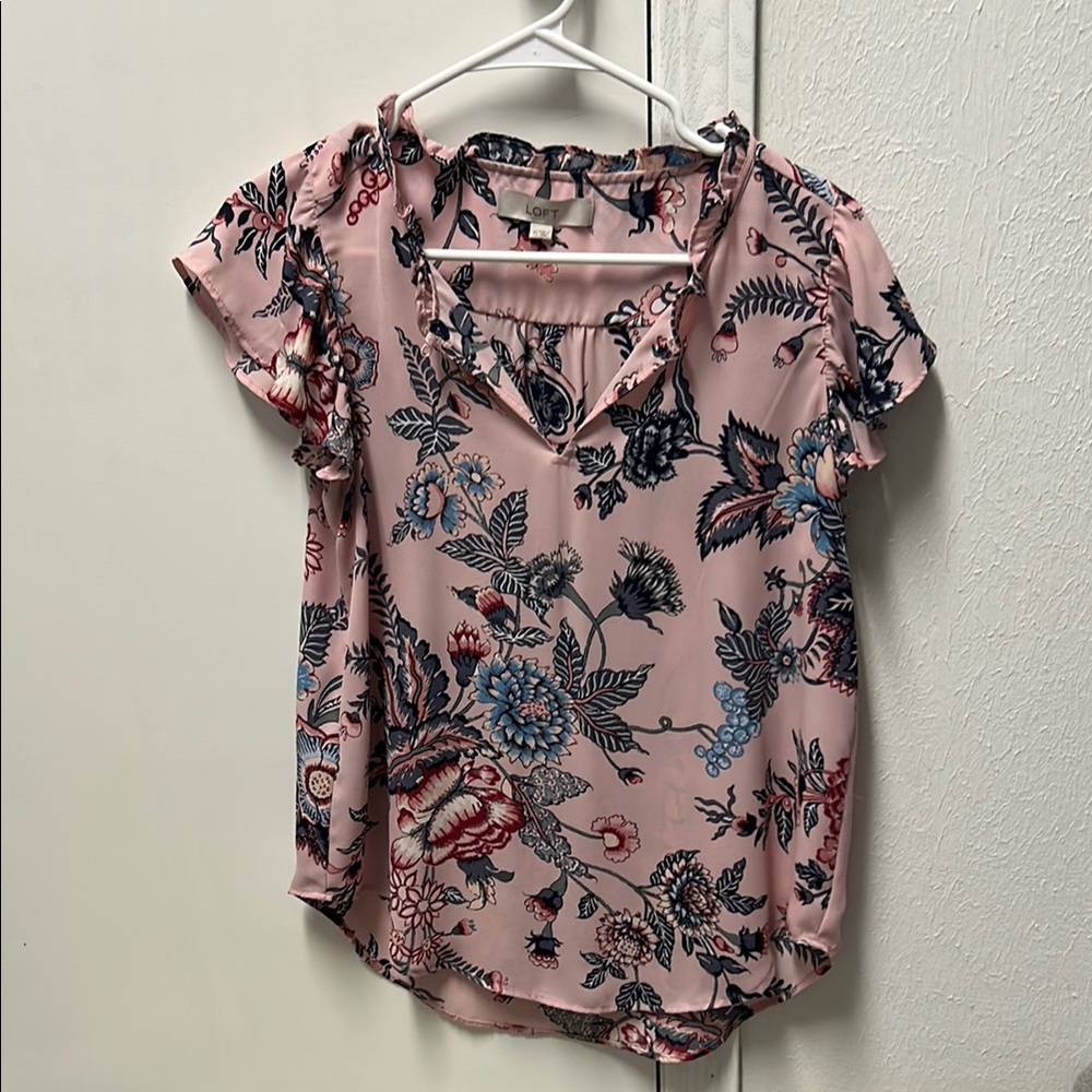 Floral Pink Blouse